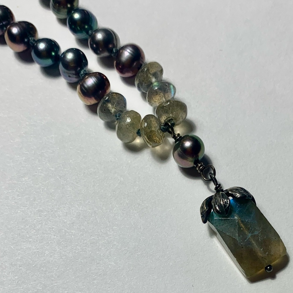 Chan Luu Pearl & Lab Necklace - Picture 12 of 14